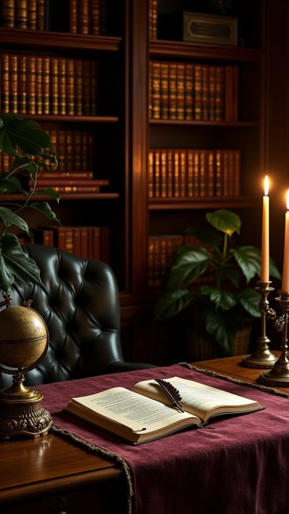 elegant leather bound allure