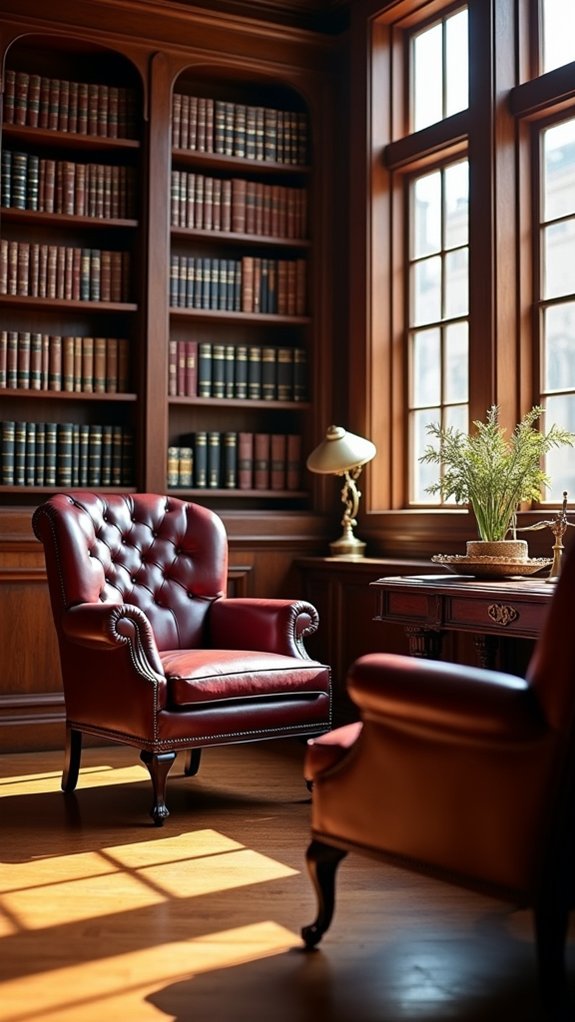 elegant leather office chairs