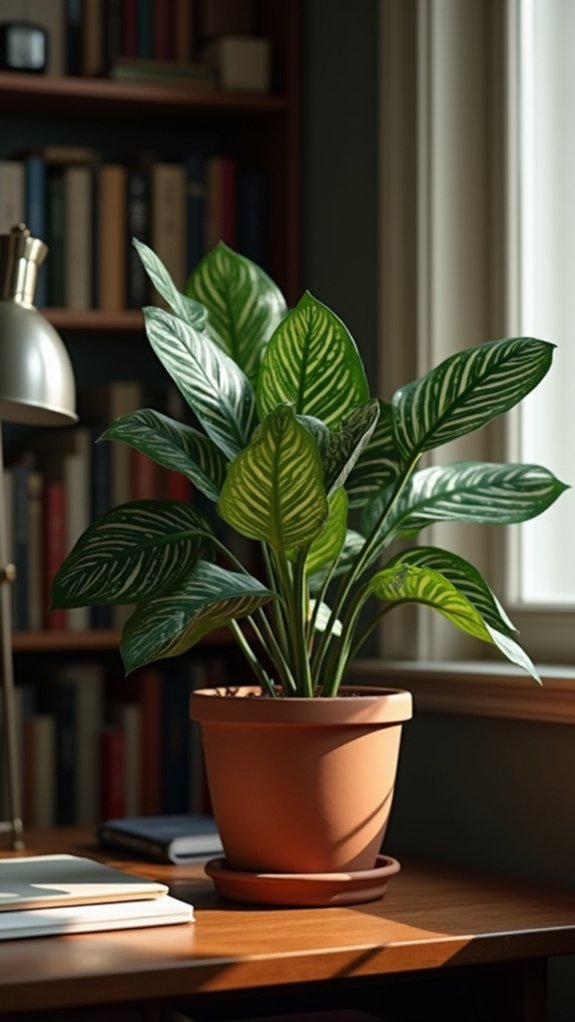 elegant low light houseplant choice