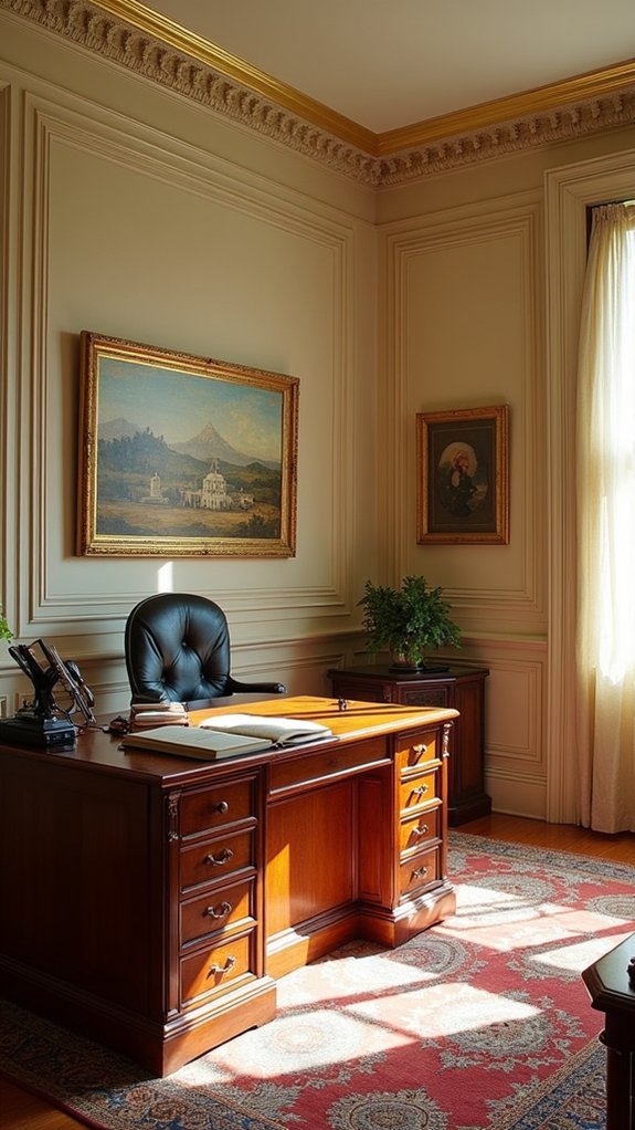 elegant office crown molding