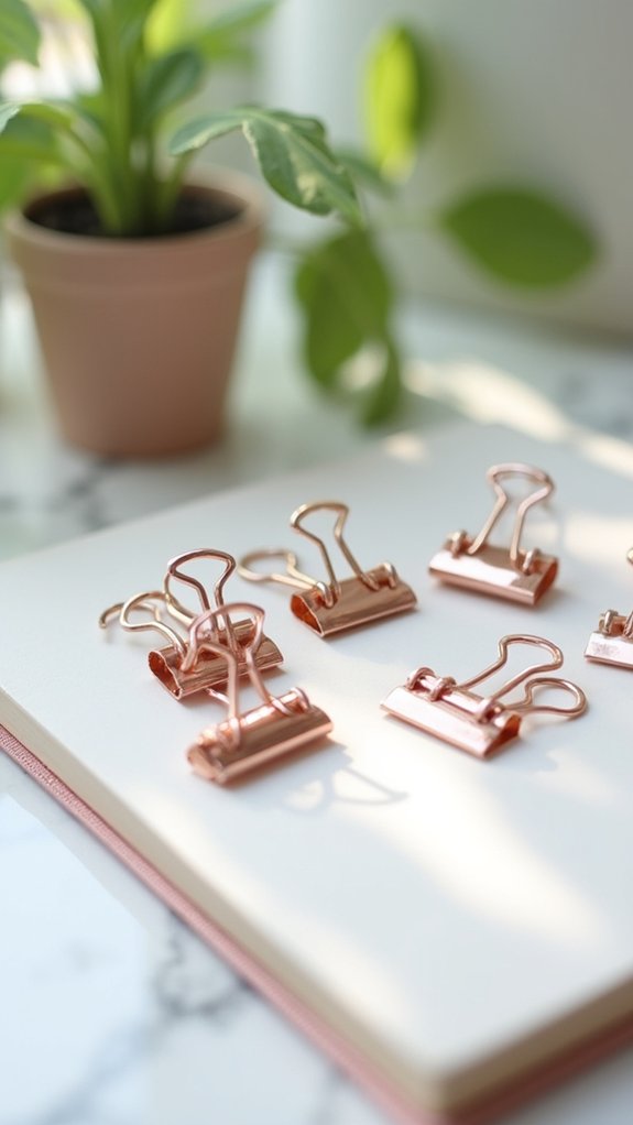 elegant organization with clips
