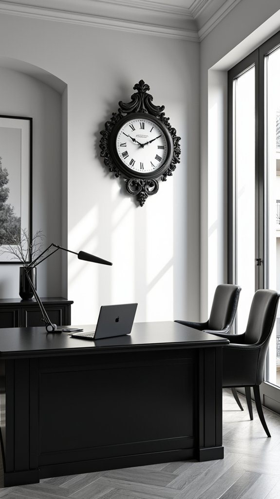 elegant vintage clock decor