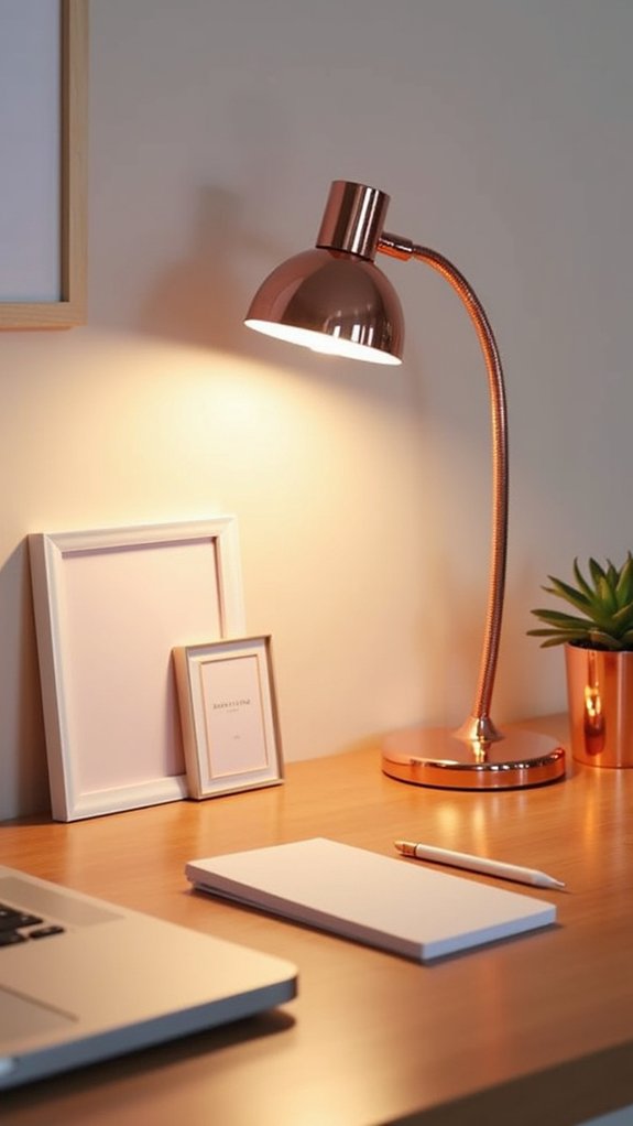 elegant warm glow lamp