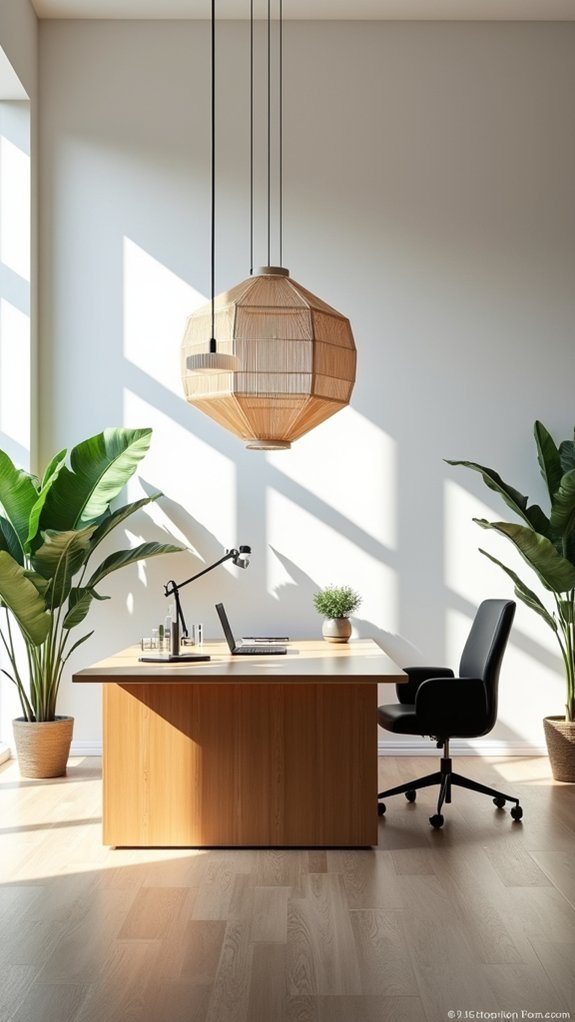 elevate workspace with lighting