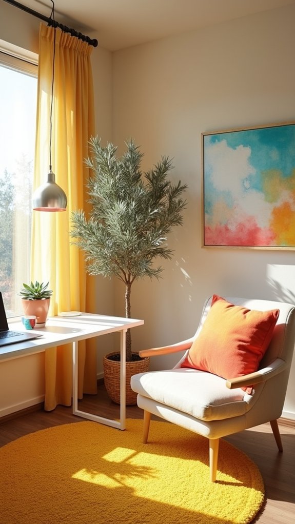 energizing office accent colors