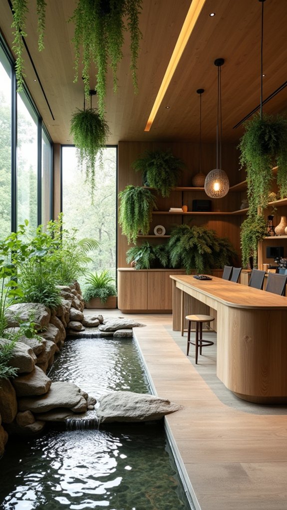 enhance ambiance with water