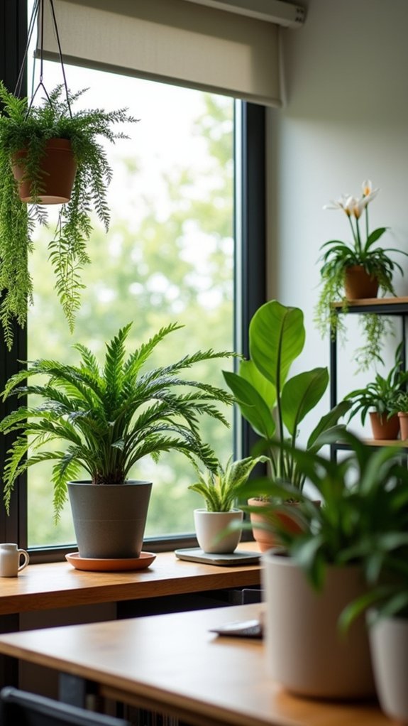 enhance office with greenery