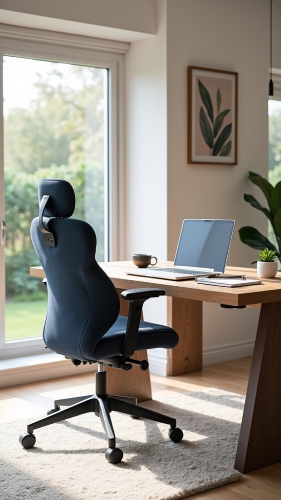 ergonomic chair enhances productivity