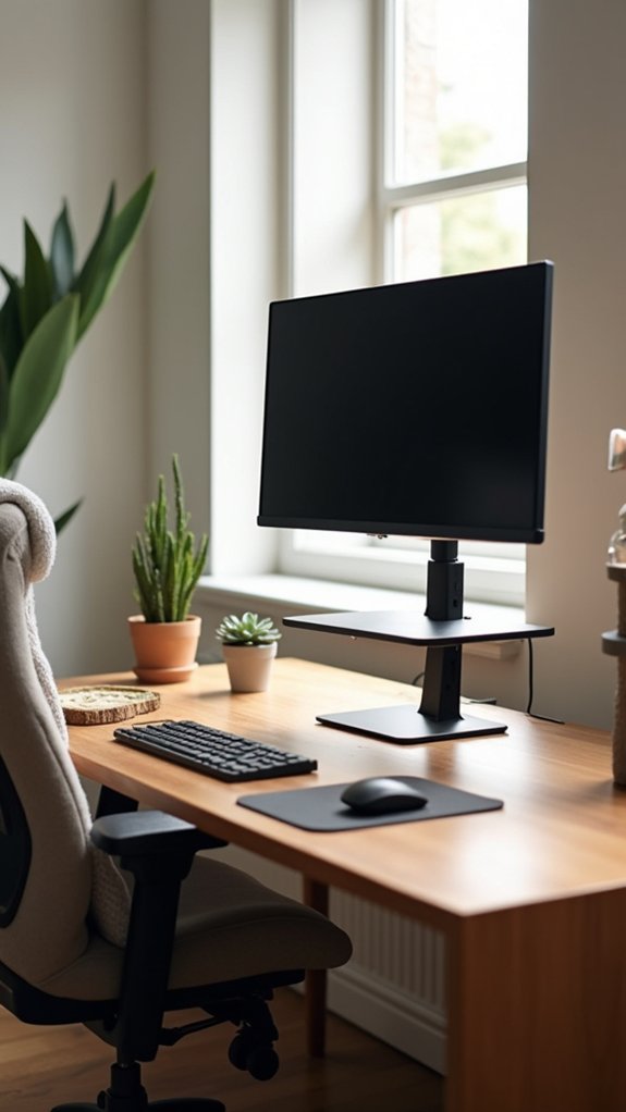ergonomic monitor stand benefits