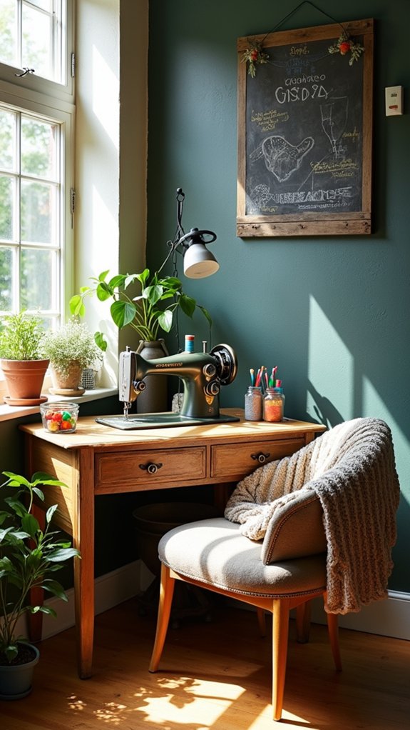 farmhouse desk inspires creativity