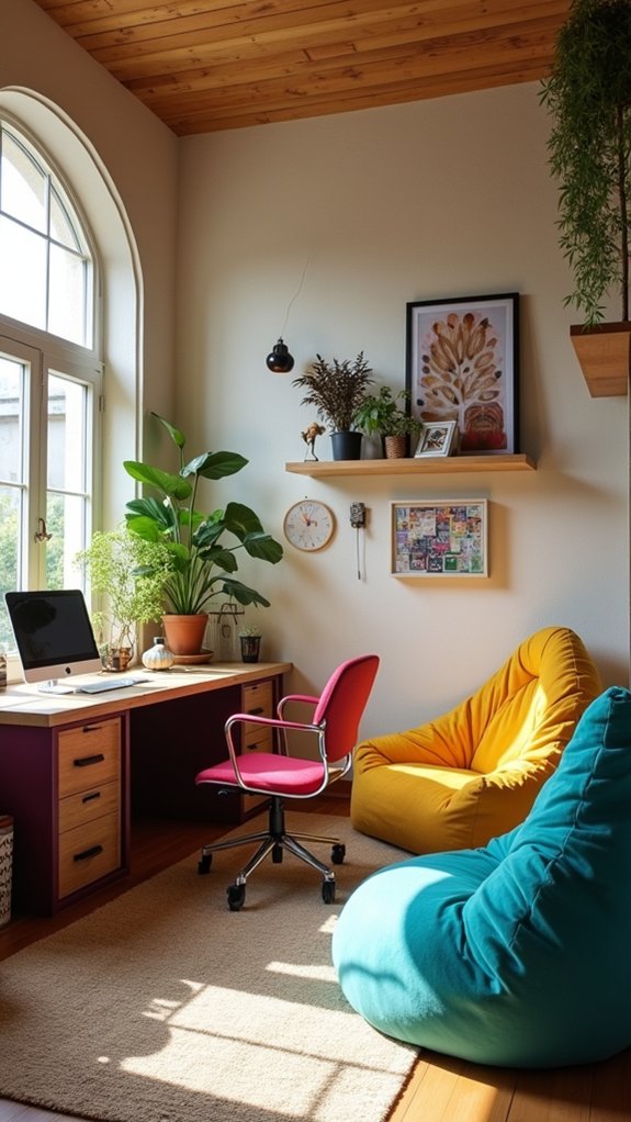 flexible multifunctional office setup