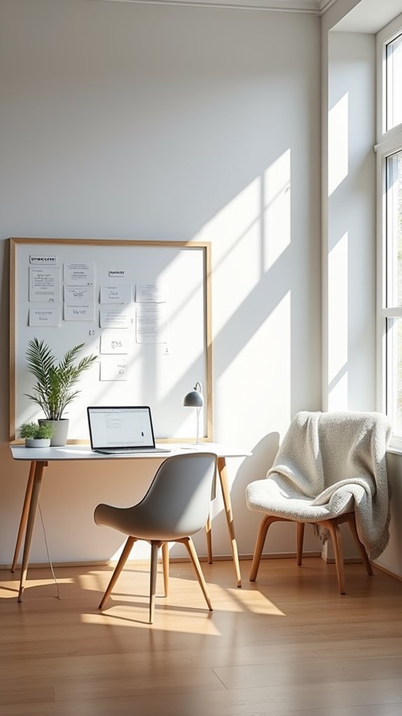 functional minimalist office decor
