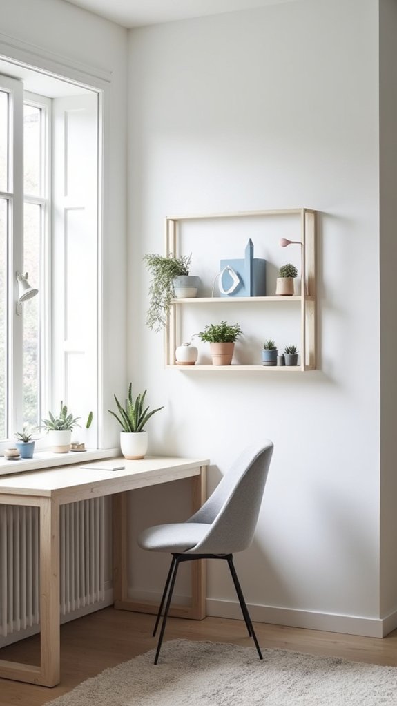 functional minimalist workspace design