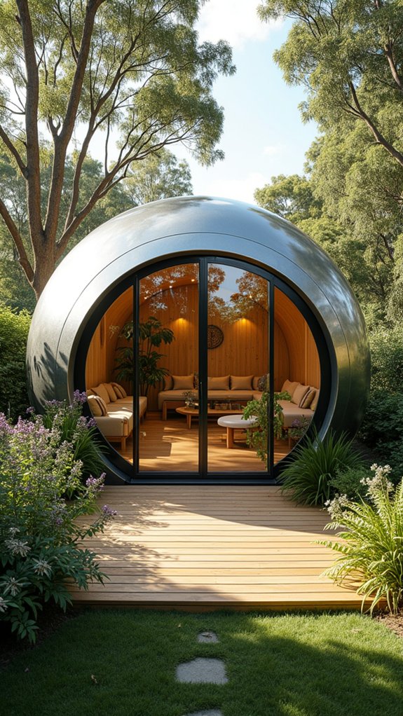 futuristic creative workspace sanctuary