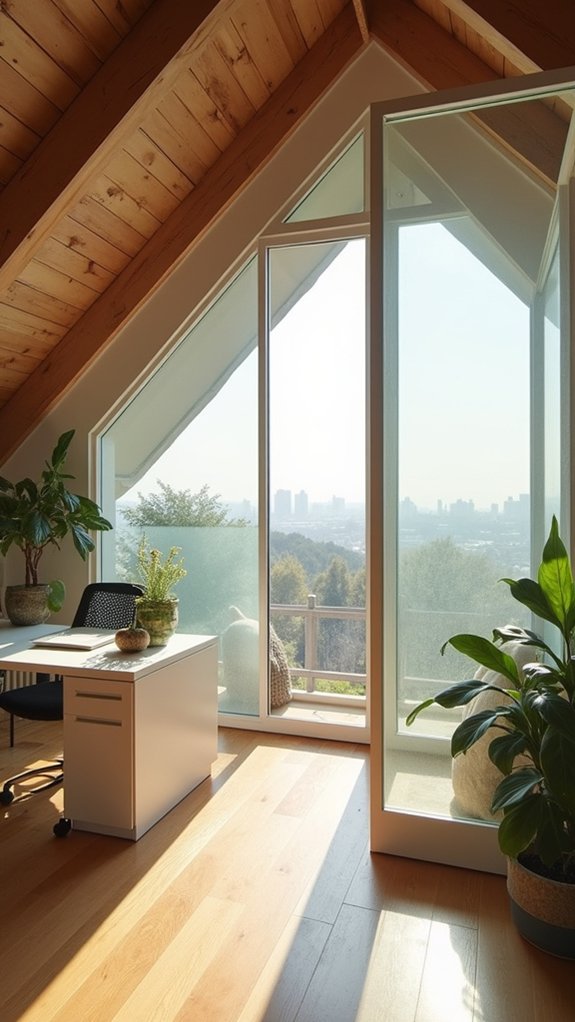 glass partitions enhance openness