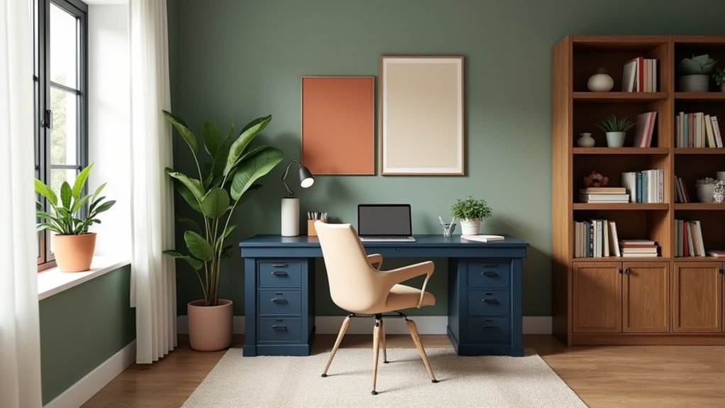 home office color inspiration