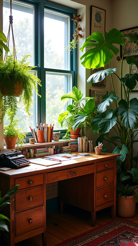 indoor plants boost productivity