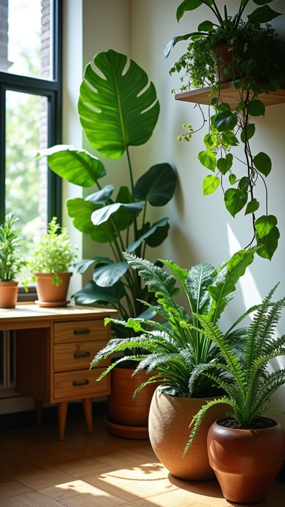 indoor plants boost productivity
