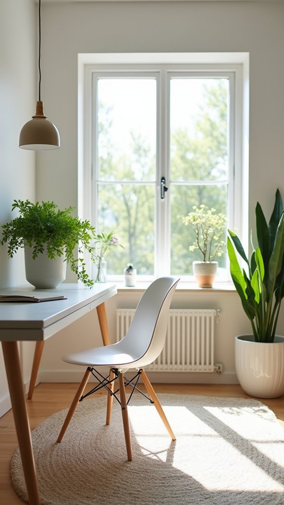 indoor plants enhance workspace