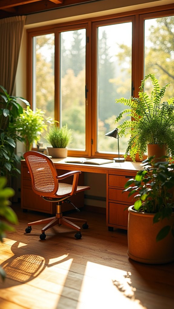 indoor plants enhance workspace