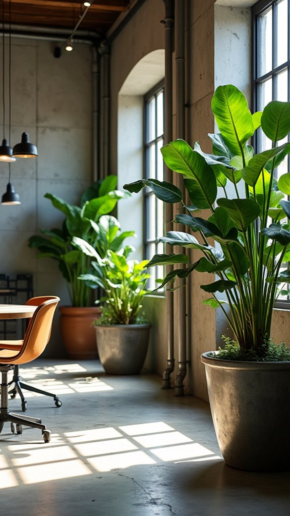industrial greenery enhances aesthetics
