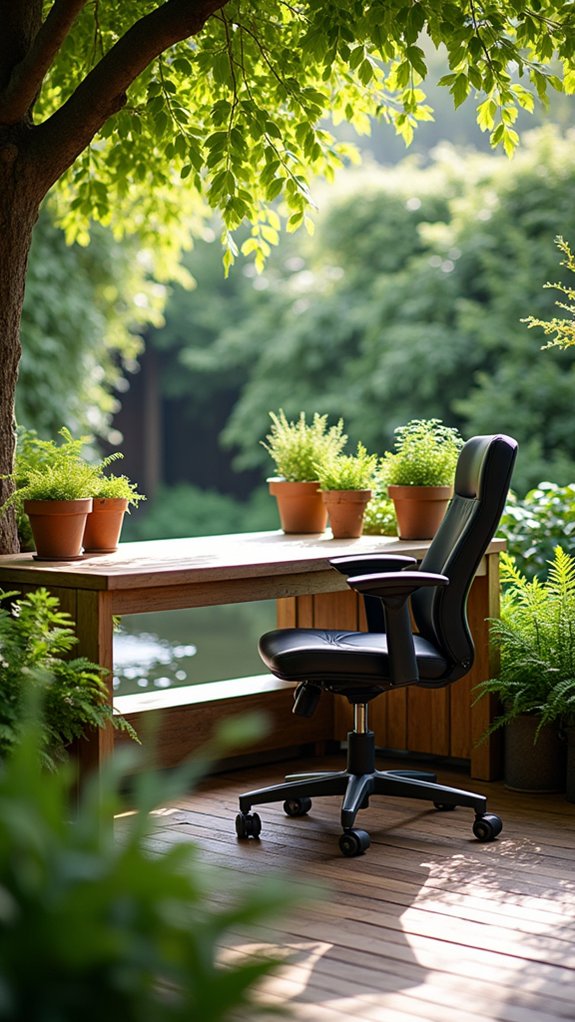 invigorating outdoor workspaces enhance