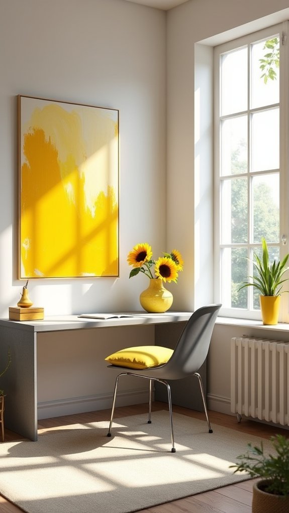 joyful yellow artwork inspiration