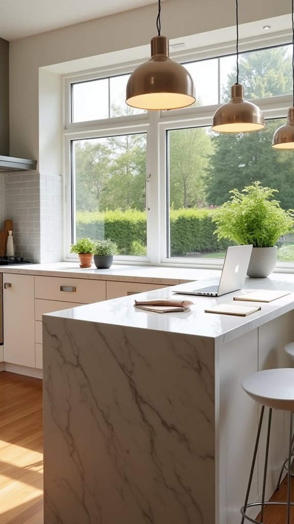 kitchen island home office