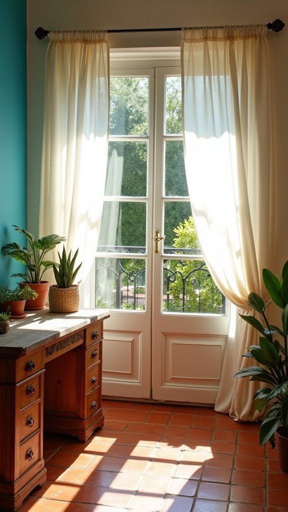 light airy elegant curtains