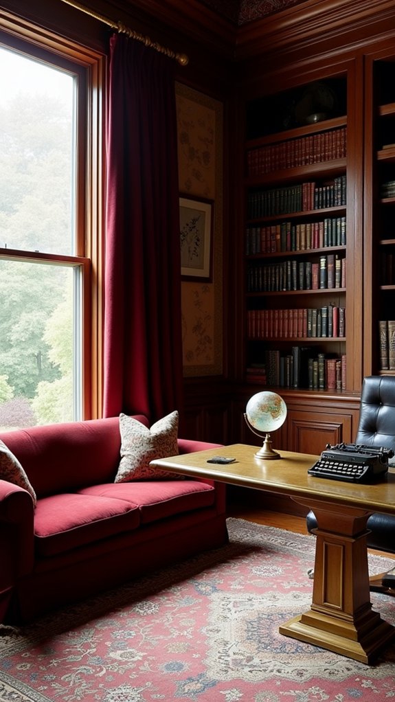 luxurious fabrics create sophistication