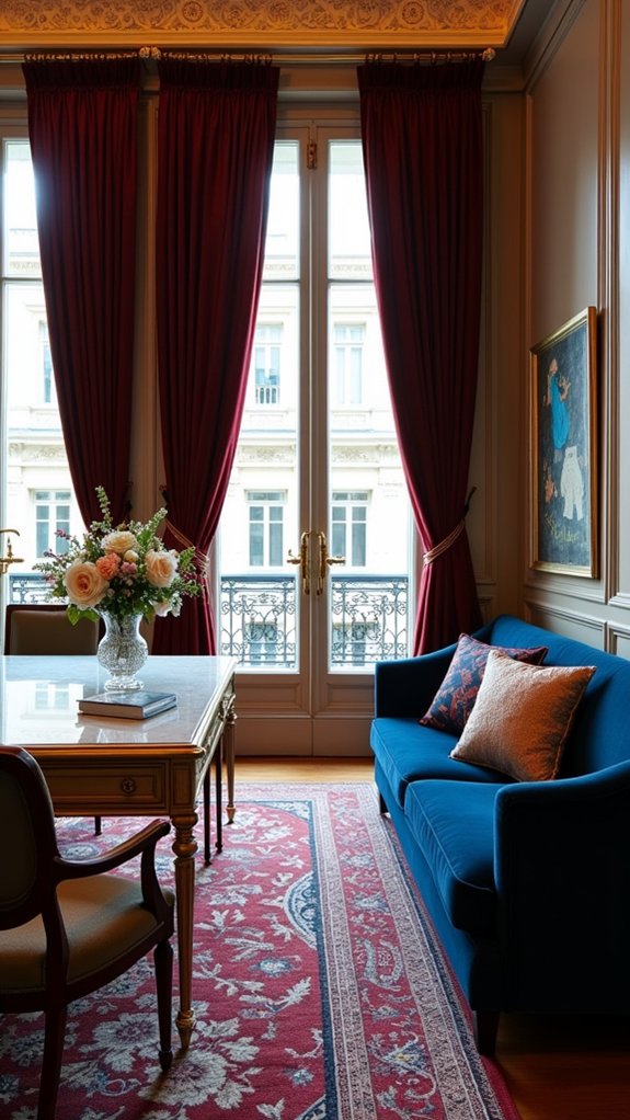 luxurious textiles elevate ambiance