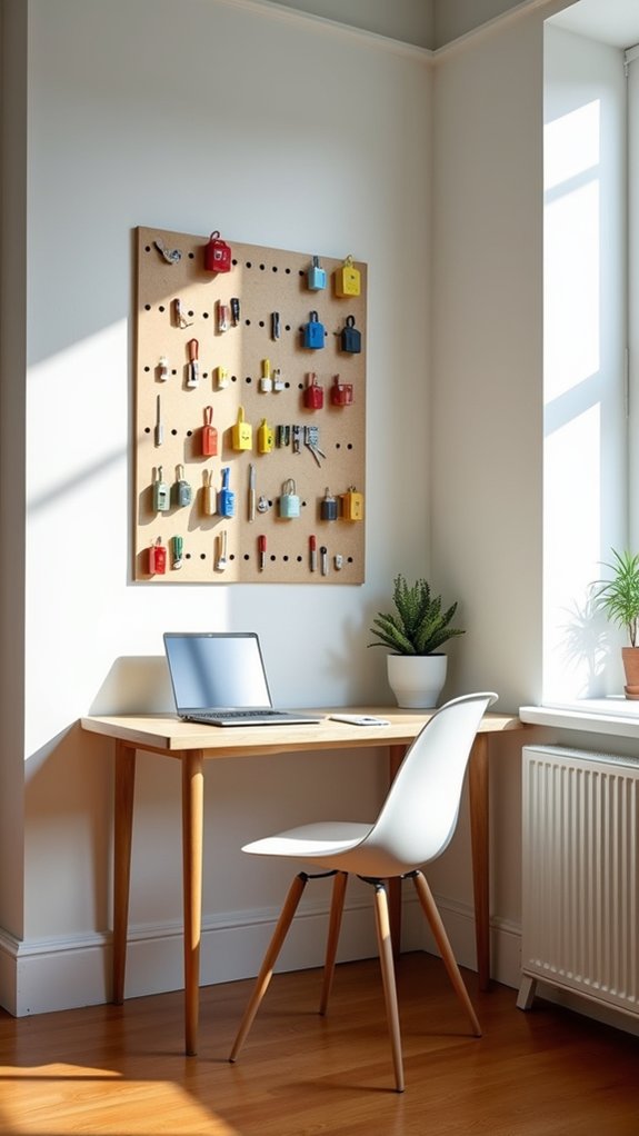 magnetic strips for organization