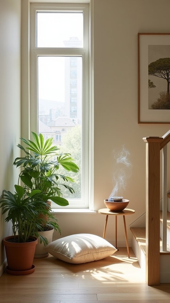 meditation corner for relaxation