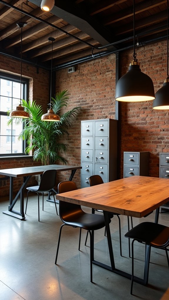 metal accents enhance design
