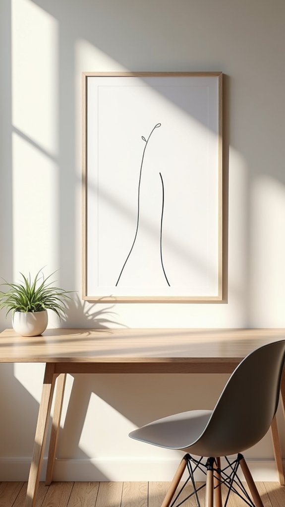 minimalist art enhances productivity