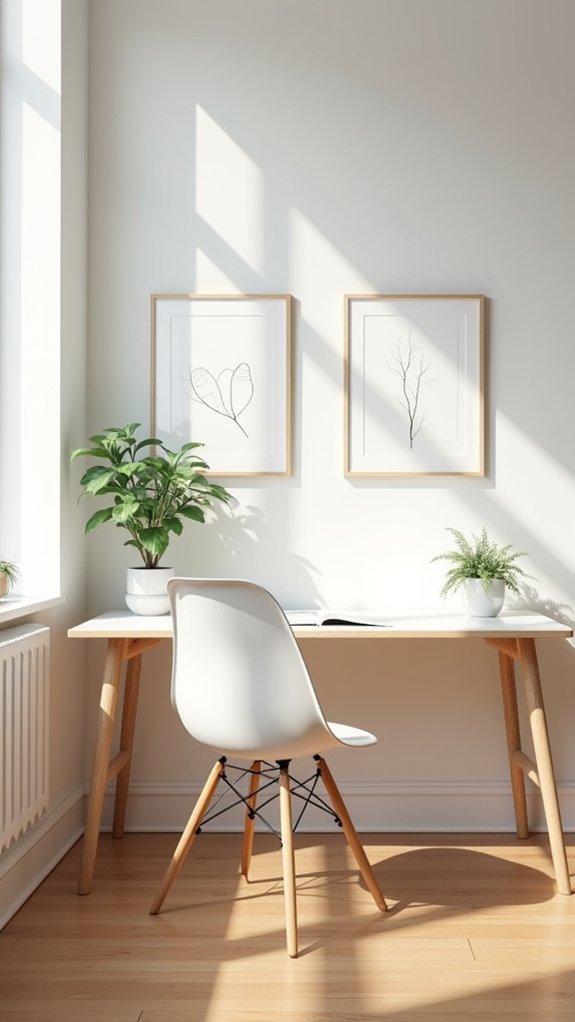 minimalist wall art selection