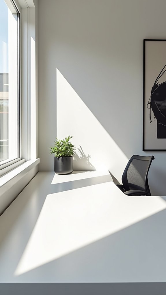 minimalist workspace enhances productivity