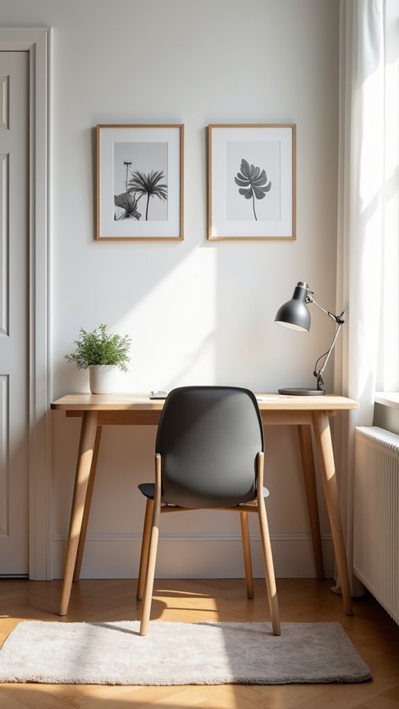 minimalist workspace for productivity