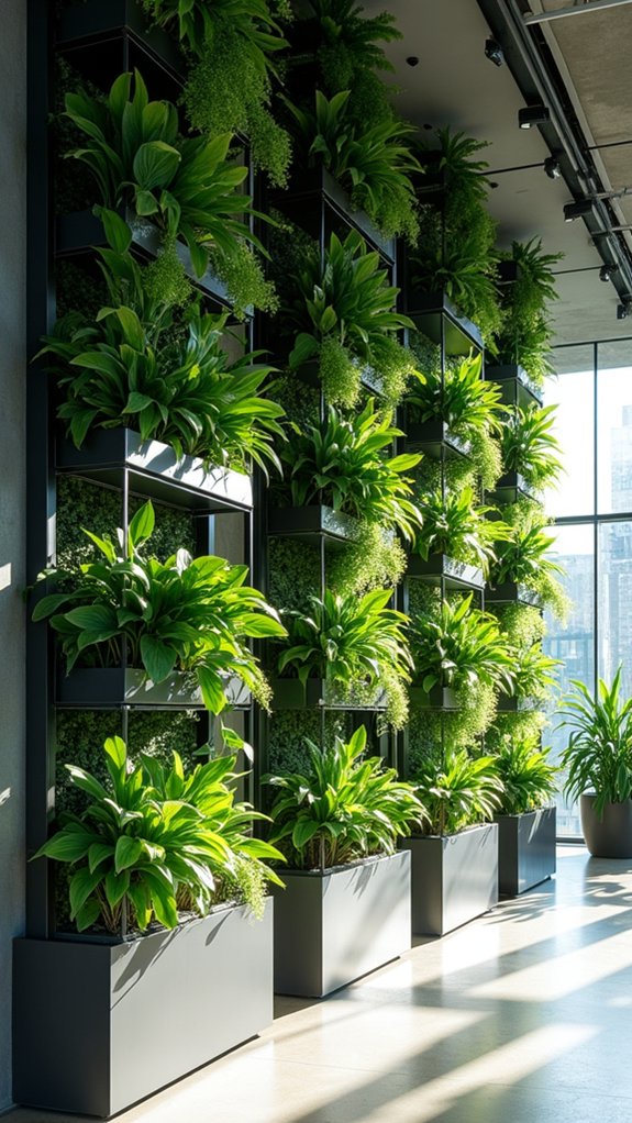modern elegance with greenery