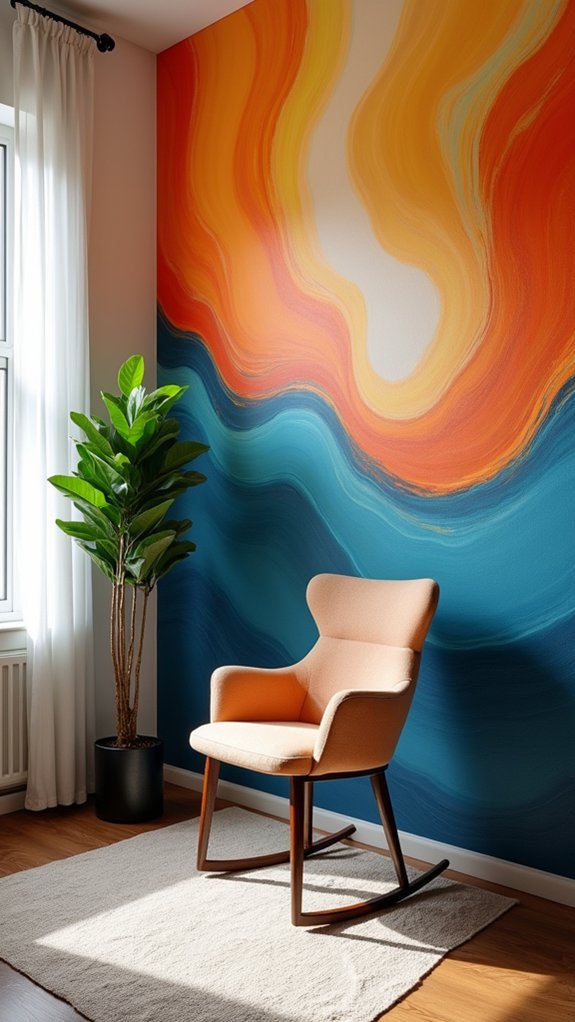 motivational mural for workspace