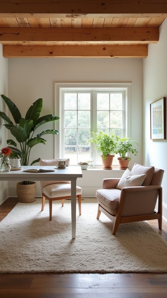multi functional farmhouse office design