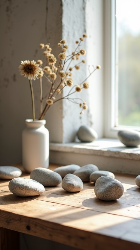 natural stone office accents