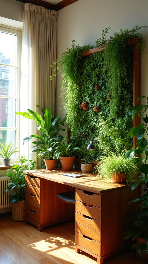 nature inspired home office design