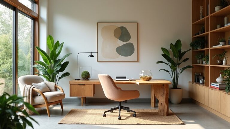 nature inspired office decor ideas