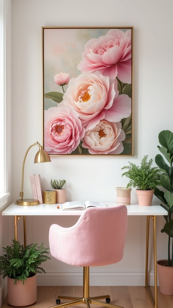 nature inspired vibrant wall decor
