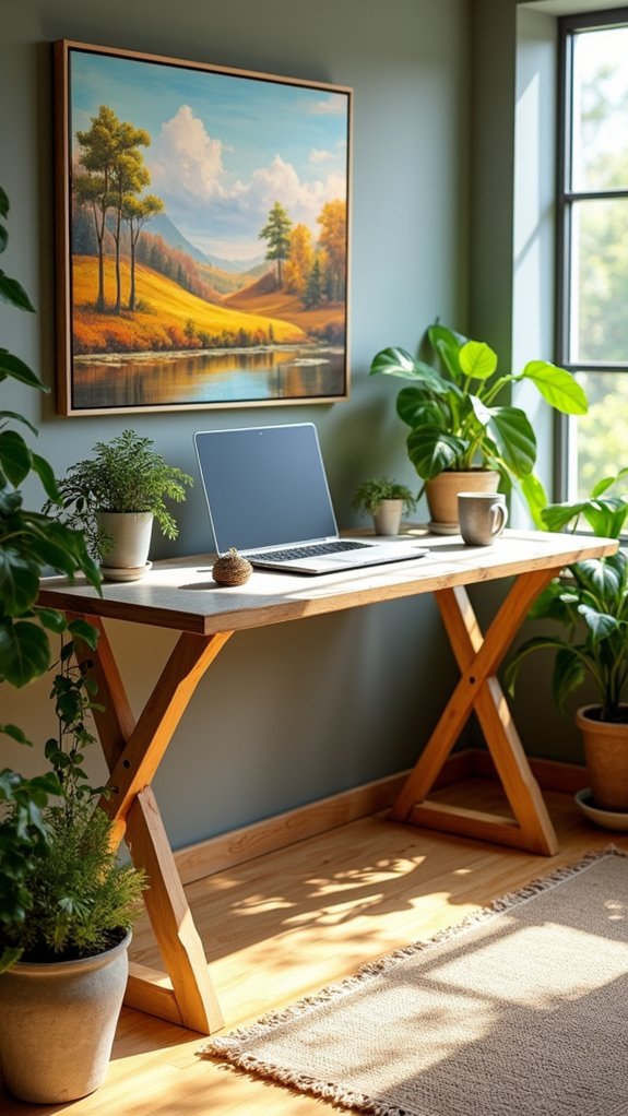 nature inspired workspace aesthetics
