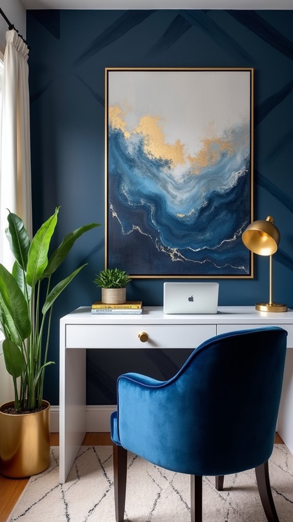 navy blue wall decals