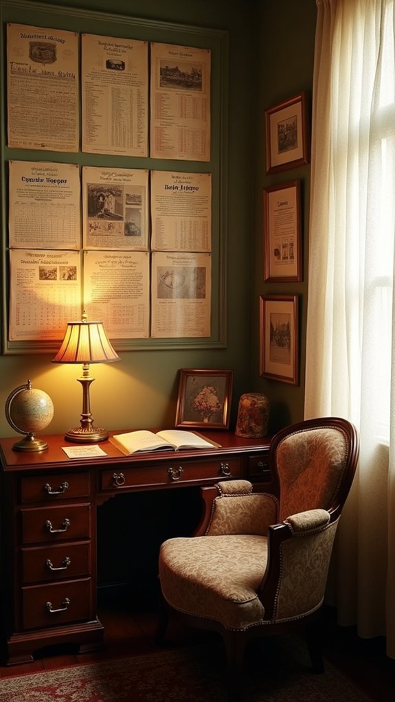 nostalgic vintage wall calendars