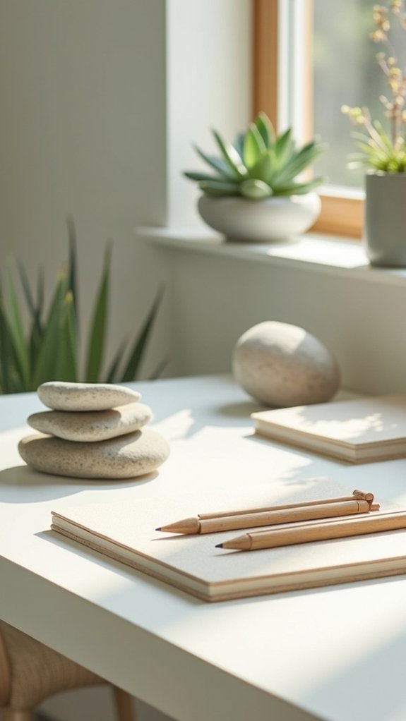 organized desk enhances productivity