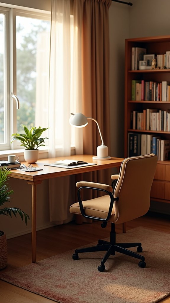 organized desk enhances productivity
